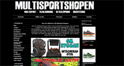 Desktop Screenshot of multisportshopen.se